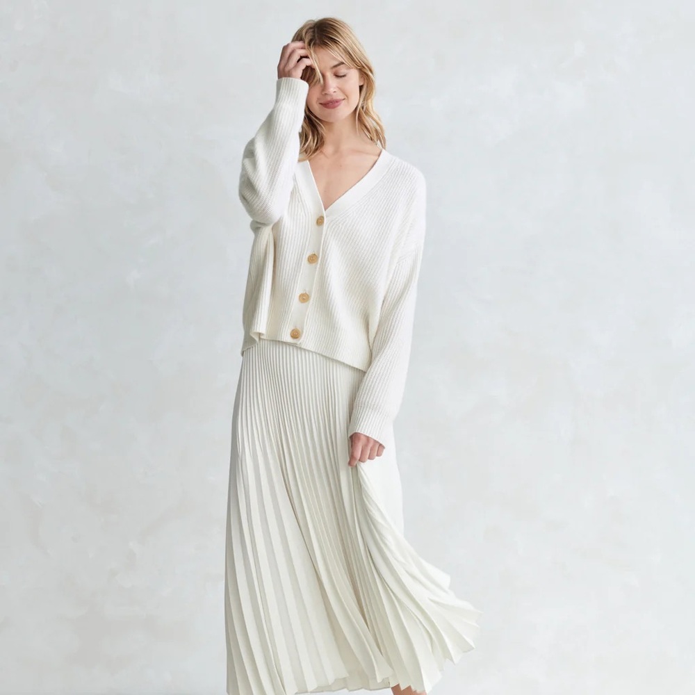 Jenni Kayne Cropped Cashmere Cocoon Cardigan